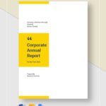 Annual Report Template Word