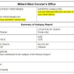 Autopsy Report Template