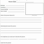 Biography Book Report Template