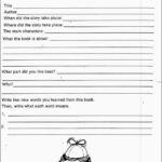 Book Report Template 3Rd Grade