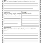 Book Report Template 3Rd Grade