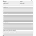 Book Report Template 5Th Grade