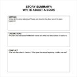 Book Report Template Middle School