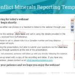 Conflict Minerals Reporting Template