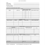 Employee Daily Report Template