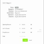 End Of Day Cash Register Report Template