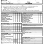 Fake Report Card Template