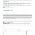 Fault Report Template Word