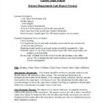 Formal Lab Report Template