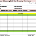 Free Daily Sales Report Excel Template