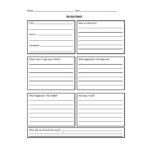 High School Book Report Template