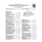 High School Report Card Template