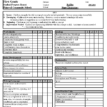 High School Report Card Template