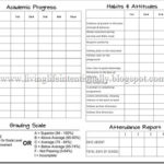 Homeschool Report Card Template