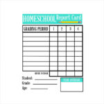 Homeschool Report Card Template