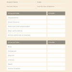 Homeschool Report Card Template