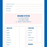 Homeschool Report Card Template