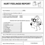 Hurt Feelings Report Template