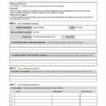 Incident Report Form Template Word