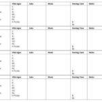 Med Surg Report Sheet Templates