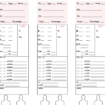 Med Surg Report Sheet Templates