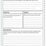 Middle School Book Report Template