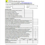 Monthly Health And Safety Report Template