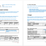 Ms Word Templates For Project Report