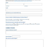 Near Miss Incident Report Template