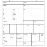 Nurse Shift Report Sheet Template