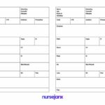 Nursing Report Sheet Template