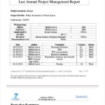 Project Management Final Report Template