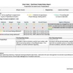 Project Management Status Report Template