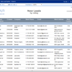 Sales Lead Report Template