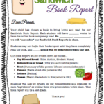 Sandwich Book Report Template