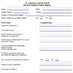 Student Progress Report Template