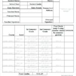 Summer School Progress Report Template