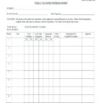 Summer School Progress Report Template