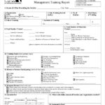 After Training Report Template