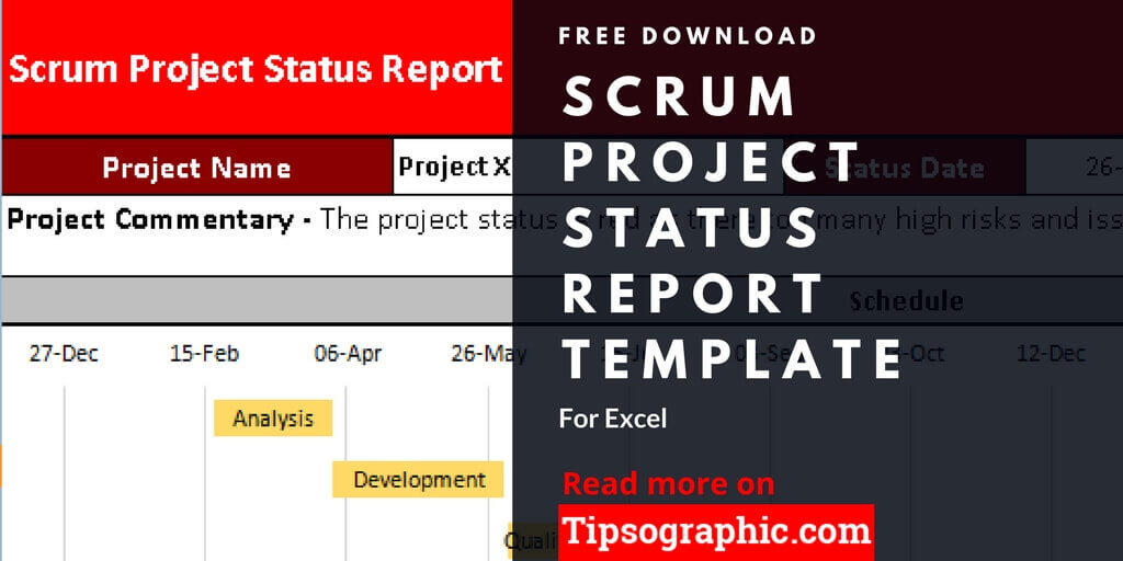 Agile Status Report Template