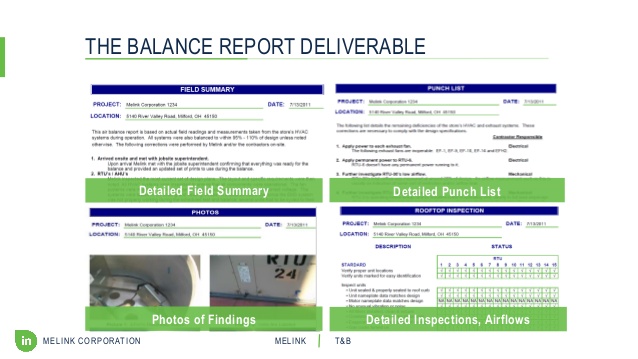 Air Balance Report Template