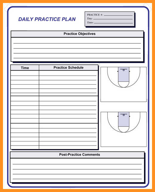 Basketball Scouting Report Template