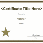 Beautiful Certificate Templates