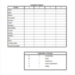 Blank Report Card Template