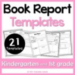 Book Report Template Grade 1