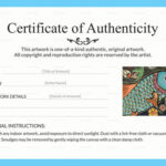 Certificate Of Authenticity Template