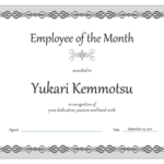 Certificate Of Completion Word Template