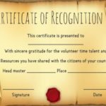 Certificate Scroll Template