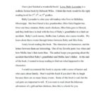 College Book Report Template