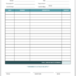 Company Expense Report Template